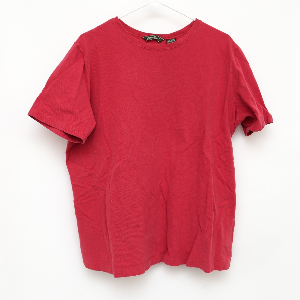 Eddie Bauer Men's 2X Baumwolle Tee Shirt - Red